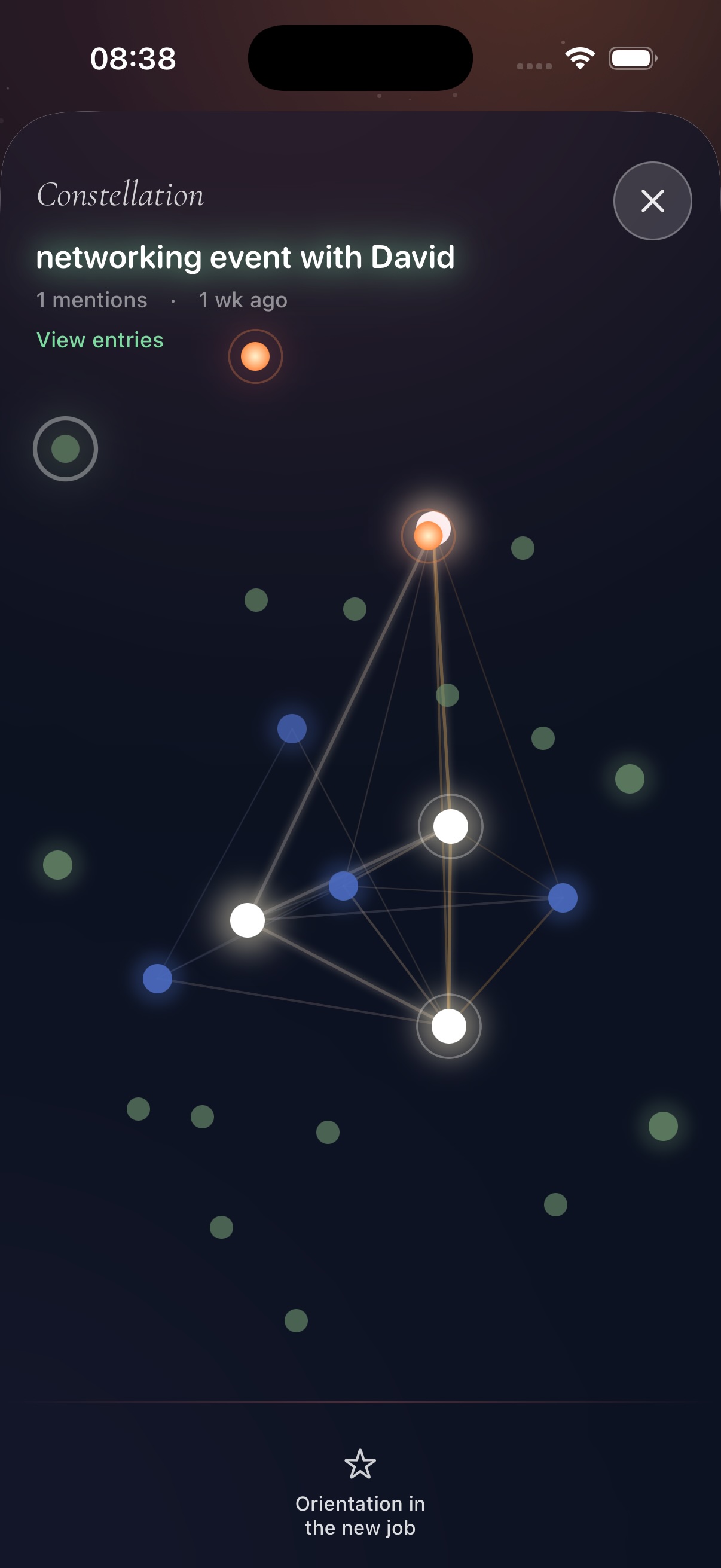 DaysWith constellation view